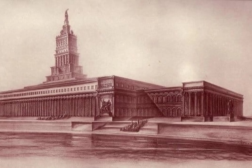 Один из проектов «Дворца Советов» в Москве 

Авторы: Алексей..0