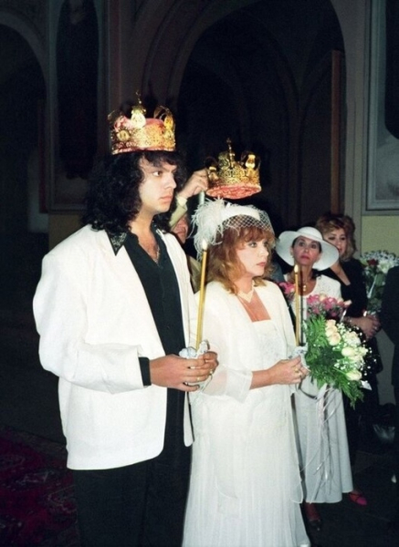 Венчание Филиппа Киркорова и Аллы Пугачёвой. Санкт-петербург, 1994..0