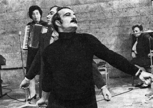 Георгий Данелия на сьемках фильма 