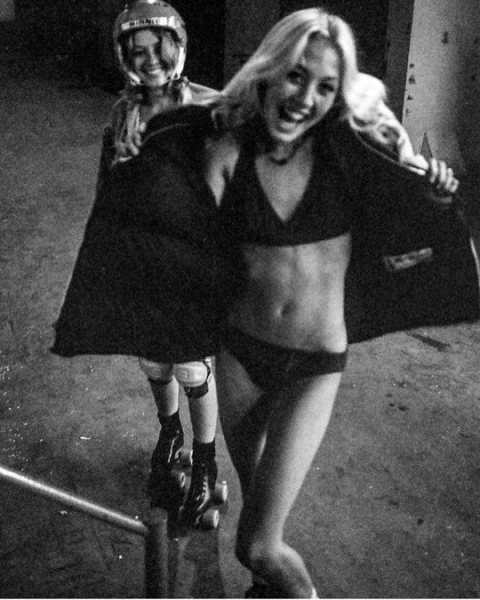 Роллеры и скейтеры, Калифорния, 1970-е, фото — Гленн..3