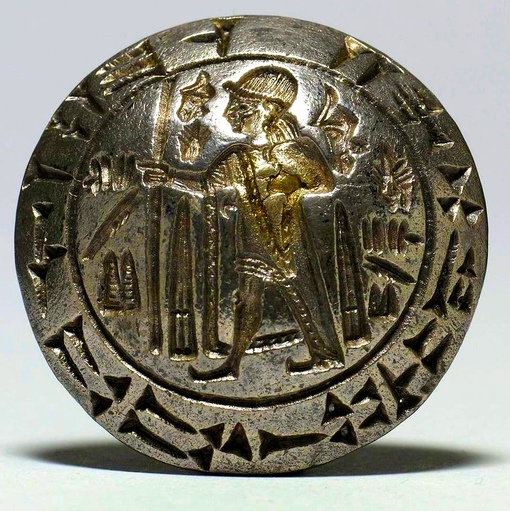 Серебряная печать хеттов (XIV век до н. э.). Она внесла большой вклад..0