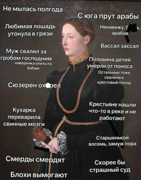 Заботы западноевропейской средневековой дамы..0