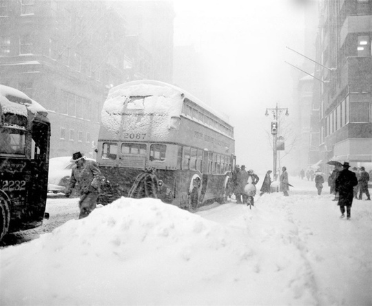 Заснеженный Нью-Йорк (США,..0