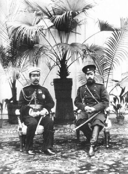 Король Таиланда Рама V и Император Всероссийский Николай..0