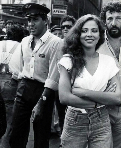 Молодые Адриано Челентано и Орнелла Мути в 1981..0