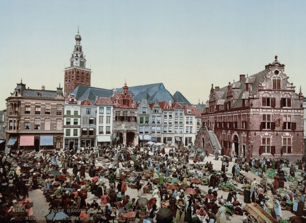 Повседневная жизнь голландцев на фотохромных открытках 1890-х..5