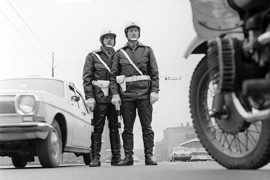 Сотрудники ГАИ. Москва, 1973..0