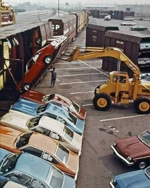 Вертикальная транспортировка автомобилей в США, 1960-е..0