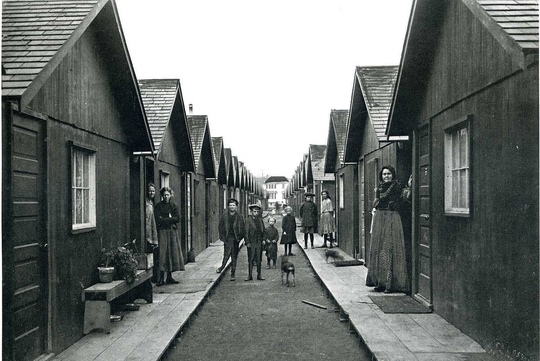 Временный городок на месте Сан-Франциско после землетрясения ,1906..0