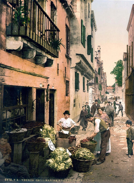 Фотохромные открытки с видами Венеции, 1890-е..7
