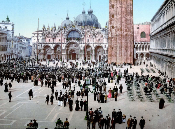 Фотохромные открытки с видами Венеции, 1890-е..3
