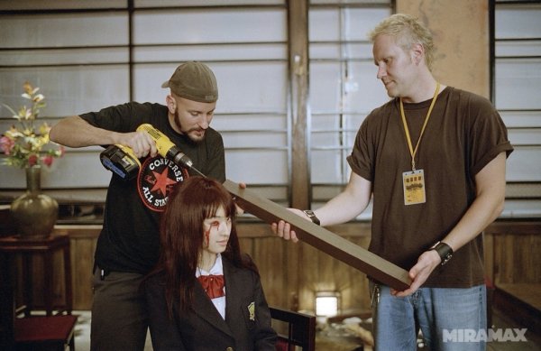 Кадры со съёмок фильма «Убить Билла», 2003..3