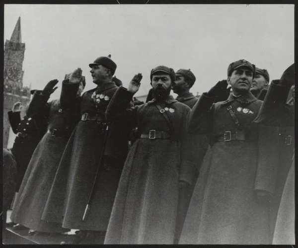 Климент Ворошилов, Александр Егоров, Ян Гамарник, Генрих Ягода на..0
