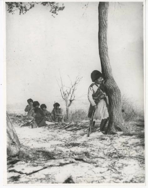 Русско-японская война. Амурские пластуны  в дозоре, 1905 г..0