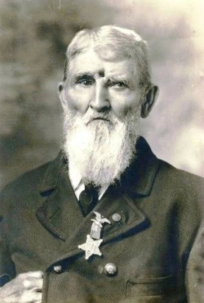 Ветеран гражданской войны в США
,выживший после пулевого ранения..0