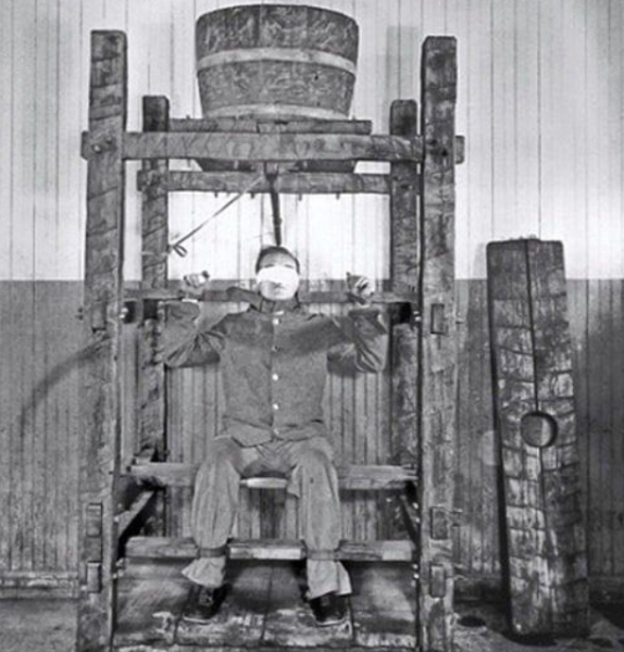 Жуткая пытка водой: заключённый в Синг-Синг подвержен китайскому..0