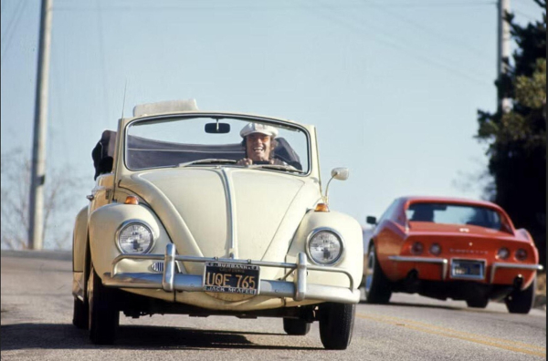 Джек Николсон за рулем своего VW bug 1969..0