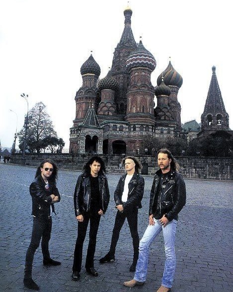 Metallica на Васильевском спуске в Москве, 1991..0