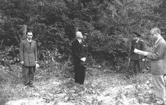 Последние минуты перед казнью Иона Антонеску, Румыния, 1946..0