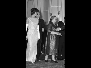 Жаклин Кеннеди и Нина Хрущева в Вене в 1961..3
