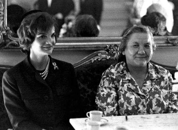 Жаклин Кеннеди и Нина Хрущева в Вене в 1961..1