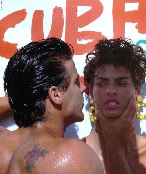 24-летняя Линда Евангелиста, одна из самых известных супермоделей..3