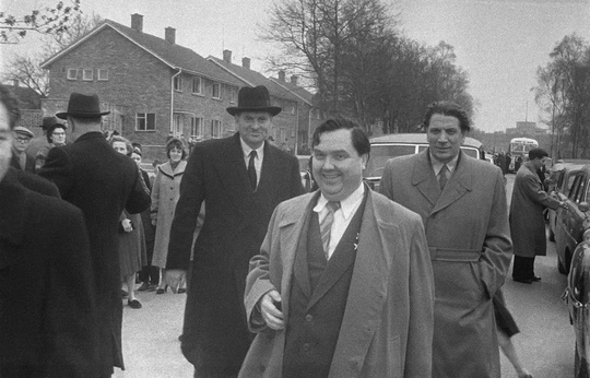 Георгий Маленков во время визита в Лондон, март..1