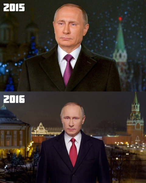 Как менялся Владимир Путин за последние 23 года новогодних..5