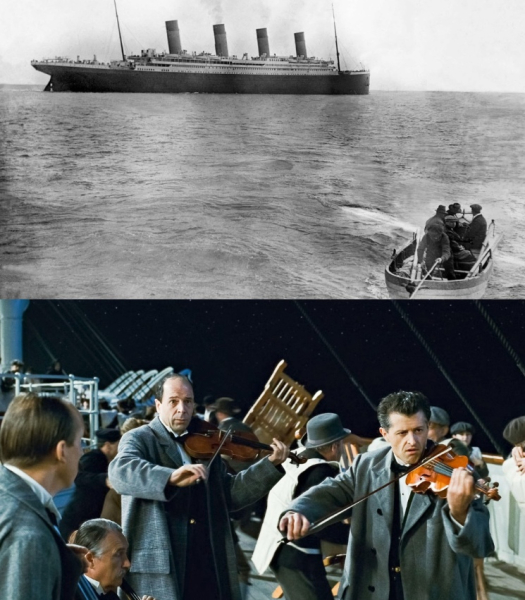 Когда «Титаник» погружался в ледяные воды Атлантики, на борту..0