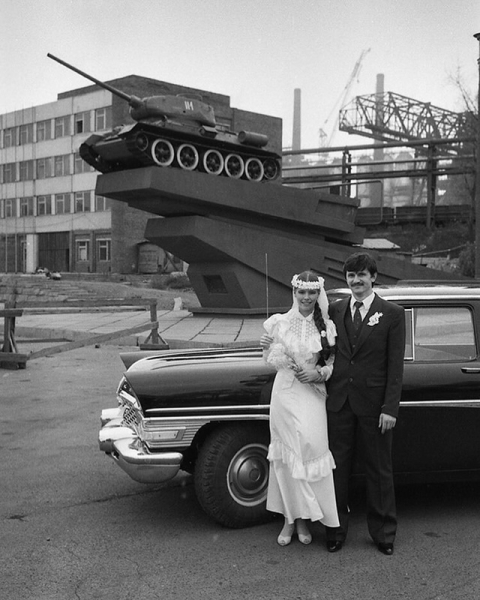 Молодожёны.Новокузнецк, 1987..0