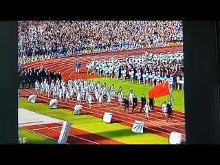 На церемонии открытия Олимпийских игр в Токио в 1964 году сборная..2