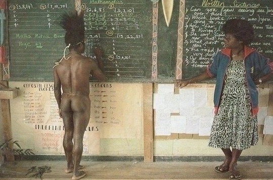 Сельская школа. Папуа-Новая Гвинея, 1990..0