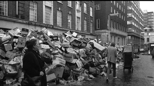 Забастовка мусорщиков. Лондон, 1979..0