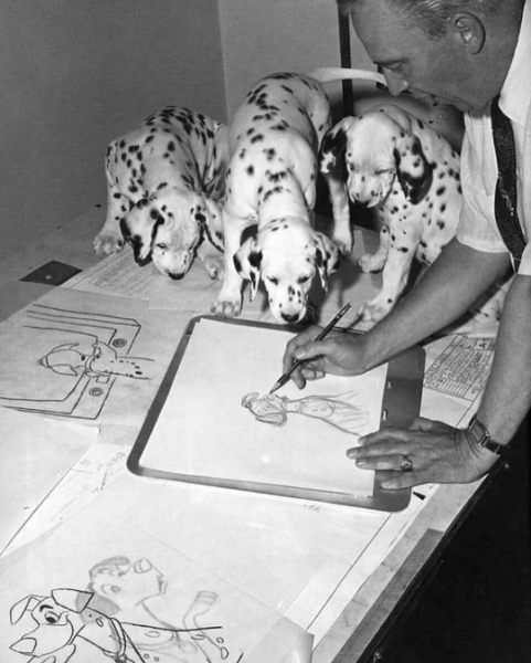 Закадровые фотографии диснеевского «101 далматинца»..3