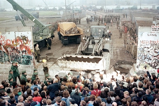 Падение Берлинской стены, ноябрь 1989..1