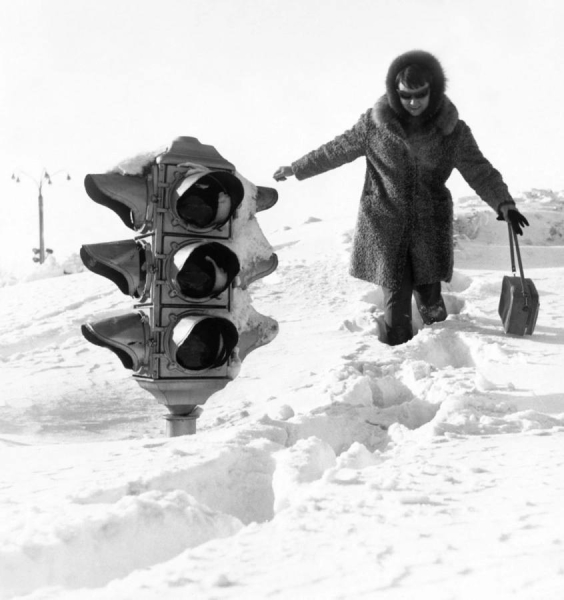 Южно-Сахалинск зимой ,1970 ..0