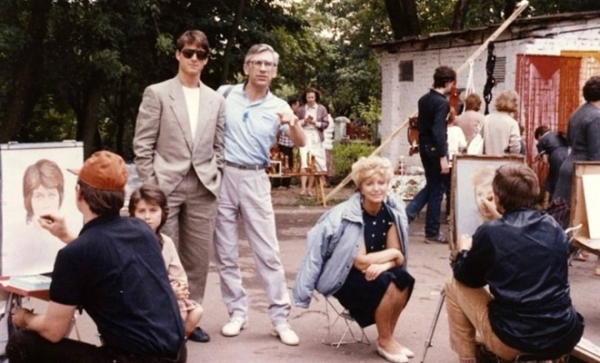 Том Круз во время своего приезда в СССР инкогнито, 1988..1