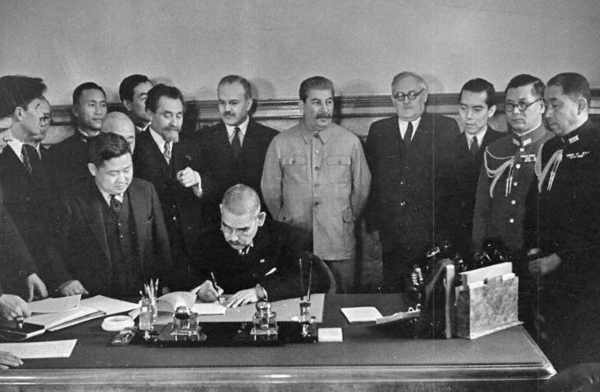 13 апреля 1941 года правительства Советского Союза и Японской..0