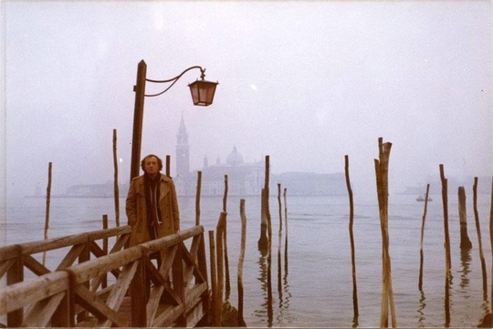 И. Бродский в Венеции, 
Италия, 1974..1