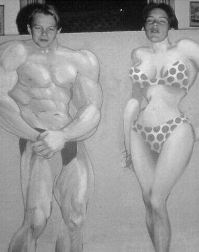 Юные Леонардо Ди Каприо и Тоби Магуайр дурачатся, 1990-е..0
