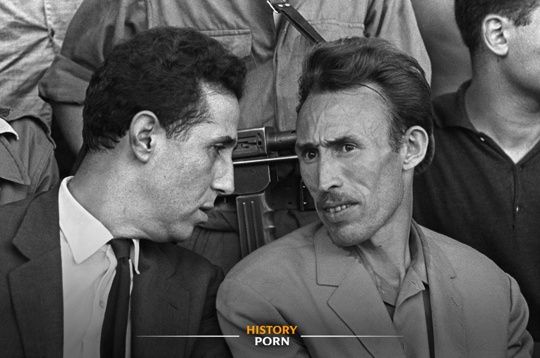 1962 год: алжирский революционер и первый президент страны Ахмед..0