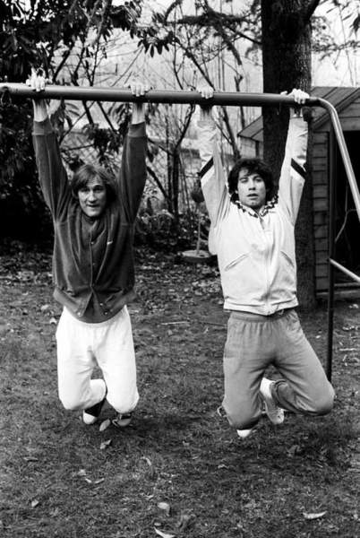 Gérard Depardieu and John..0