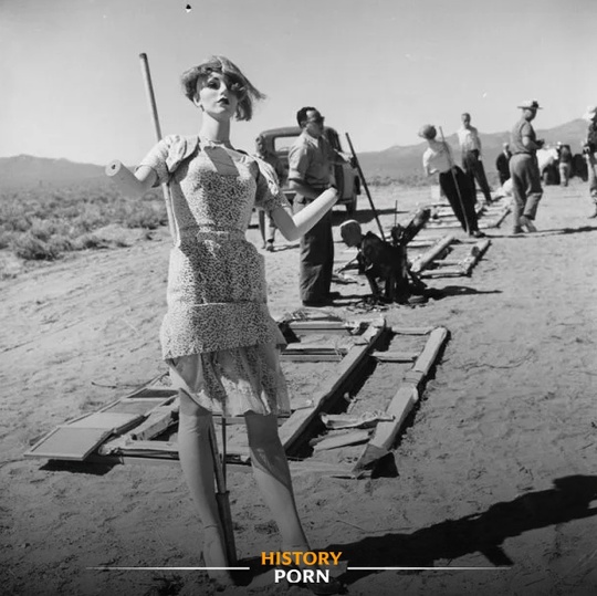 Манекены для ядерных испытаний применялись в США и СССР в 1950-х..0