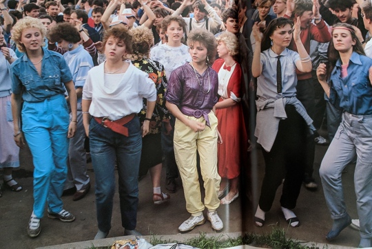 Москва 1987, на концерте 