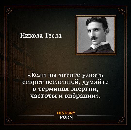 Никола Тесла (1856–1943) считал, что весь материальный мир можно..0