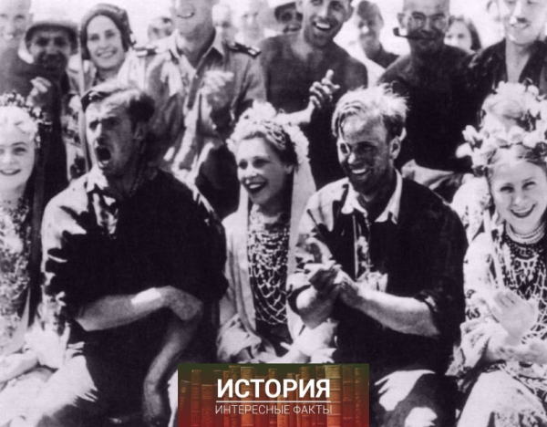 Эсесовцы дивизии «Лейбштандарт Адольф Гитлер» на празднике в..0