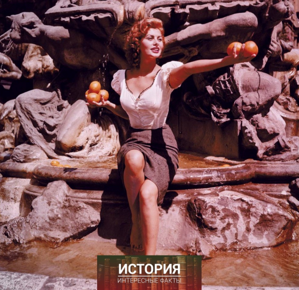 Софи Лорен в Риме, 1955..0
