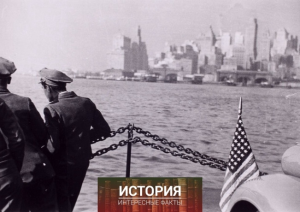 Вид на Манхэттен с парома, ок. 1939 г. Фотограф Люсьен..0