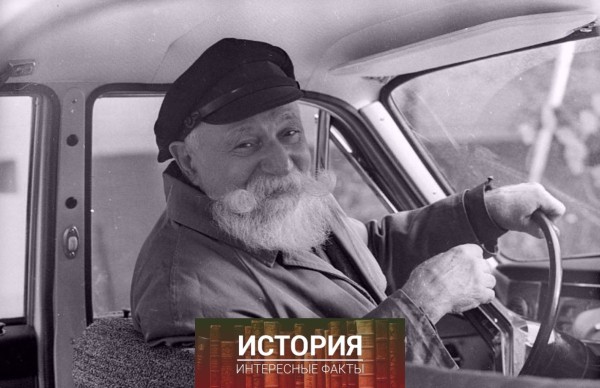 Старейший московский таксист Александр Стешанов, 1970-е..0