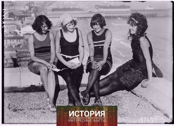 Участницы первого конкурса «Мисс Америка» на крыше отеля Ritz Carlton..0